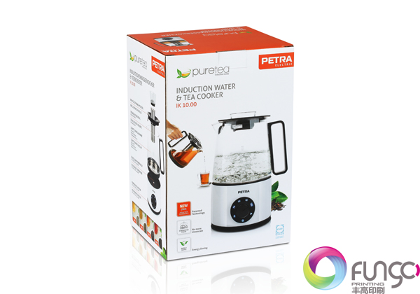 透明玻璃電水壺包裝盒印刷定制產(chǎn)品實拍