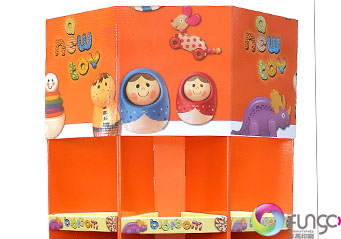 瓦楞紙展示架 瓦楞紙展示架